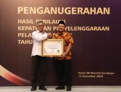 Kado Akhir Tahun, Kabupaten Gresik Raih Predikat “Kualitas Tertinggi” Pada Penilaian Kepatuhan Penyelenggaraan Pelayanan Publik