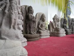 Bupati Kediri Berhasil Pulangkan Belasan Arca ke Kabupaten Kediri