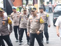 Kapolres Pasuruan Tinjau Kesiapan Pos Pengamanan Jelang Natal dan Tahun Baru