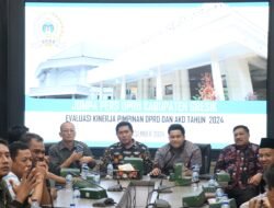 Jumpa Pers, DPRD Gresik Bersama Awak Media Terkait Evaluasi Kinerja Tahun 2024
