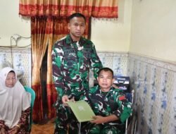 Berikan Semangat, Dandim 0815/Mojokerto Sambangi Anggota Sakit dan Korban Bencana Alam