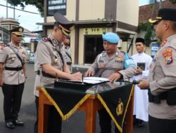 Wakapolres, Kasatnarkoba, Serta 2 Kapolsek Polres Kediri Resmi di Mutasi