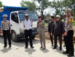 Melebihi Tonase, Polres Kendal bersama Komisi C DPRD dan Dishub Tertibkan Truk Muatan Galian C
