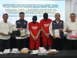 Taruh Belasan Kilo Sabu di Dasbord Mobil, 2 Kurir Narkoba Ditangkap Polisi