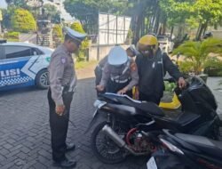 Satlantas Polresta Denpasar Tilang Pelanggar Lalin, Didominasi Kendaraan Tanpa Plat Nomor