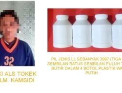 Simpan 4 Botol Pil Dobel L Dalam Rumah, Oknum Karyawan Pabrik Ditangkap Polisi