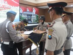 5 Kapolsek di Polresta Sidoarjo Dimutasi