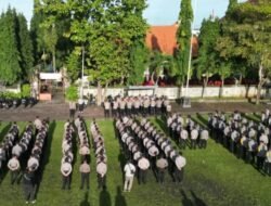 Polres Badung Gelar Pasukan Skala Basar, Sambut Libur Panjang dan Cuti Bersama
