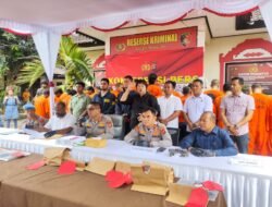 Puluhan Kasus Tindak Kejahatan Diungkap Polsek Densel, 53 Orang Dijebloskan Penjara