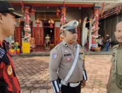 Pastikan Keamanan Imlek, Polres Pasuruan Sterilisasi Tempat Ibadah