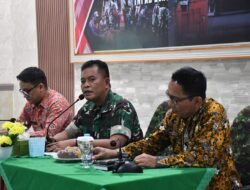 Kodim 0815 Bareng Pemkab dan Pemkot Mojokerto Gelar Rakor Sinkronisasi Data LTT dan Irigasi