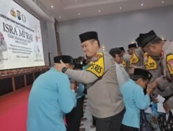 Polres Blitar Peringati Isra Mikraj dengan Santunan Anak Yatim dan Tausiyah
