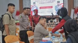 Polres Blitar Laksanakan Cek Kesehatan Berkala.