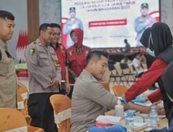 Polres Blitar Laksanakan Cek Kesehatan Berkala.