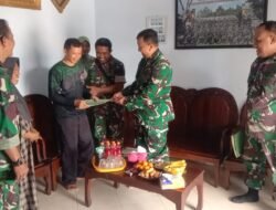 Kodim 0815/Mojokerto Perkuat Rasa Kekeluargaan Melalui Program Sedekah Prajurit