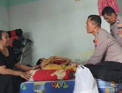 Polio Sejak Kecil, Evan Syahputra Dibesuk Polisi