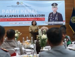 Pj Wali Kota Kediri Hadiri Pisah Kenal Kepala Lembaga Pemasyarakatan Kelas IIA Kediri