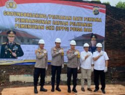 Kapolda Bali Groudbreaking Pembangunan Dapur Sehat