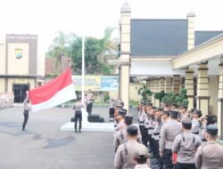 Kapolres Kediri Kota Pimpin Upacara Hari Kesadaran Nasional