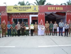 Tinjau Pos Nataru 2024 Bersama Forkopimda, Bupati Asahan Pastikan Arus Mudik Berjalan Lancar