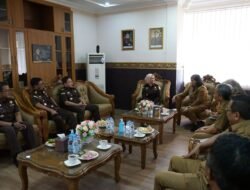 Pj Wali Kota Kediri Silaturahmi dan Pamitan Kepada Kepala Kejaksaan Negeri Kota Kediri