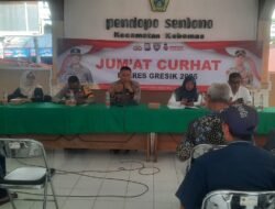 Jumat Curhat, Polres Gresik Terima Wadulan Warga Kebomas Mengenai Maraknya Curanmor