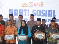 Jum’at Curhat, Polres Pasuruan bersama Awak Media Gelar Baksos Di Desa Sengonagung Purwosari