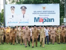 Pimpin Apel di Hari Pertama Kerja, Gus Qowim Ajak Satukan Tekad Wujudkan Kota Kediri MAPAN