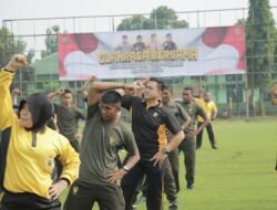 Peningkatan Sinergitas TNI-Polri, Gelar Olahraga Bersama di Batalyon 511