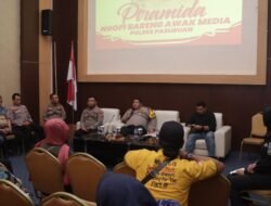 Tingkatkan Sinergitas, Kapolres Pasuruan Gelar Ngopi Bareng Bersama Awak Media