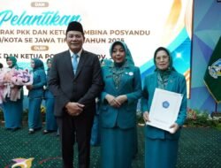 Istri Bupati Sidoarjo Dilantik Sebagai Ketua TP PKK Kabupaten Sidoarjo