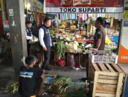 Pastikan Stok dan Harga Bapok Aman, Satgas Pangan Polres Lamongan Gelar Sidak di Pasar Sidoharjo