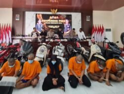 Sindikat Curanmor di Mojokerto Terungkap, Enam Pelaku Dibekuk Polisi