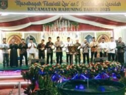 Camat Rahuning Resmi Membuka MTQ dan FSN Tingkat Kecamatan Rahuning Tahun 2025