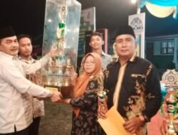 Pada MTQ dan Festival Nasyid di Kecamatan Meranti Desa Meranti Berhasil Meraih Juara Umum