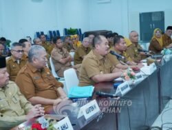 Bupati Asahan Dan Wakil Bupati Asahan Terima Reses II Pimpinan beserta Anggota DPRD Provinsi Sumatera Utara Sidang I tahun 2024-2025 Di Kabupaten Asahan