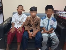 Tiga Bocah Pelaku Curanmor Berhasil Diamankan Polres Gresik, Usai Beraksi di Empat TKP