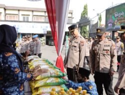 Polres Lamongan Bersama Disperindag Gelar Bazar Ramadan Murah
