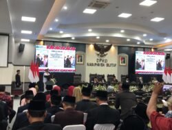 DPRD Kabupaten Blitar Sampaikan Pokok-Pokok Pikiran dalam Rapat Paripurna