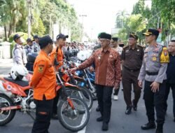 Wakil Wali Kota Kediri Pimpin Apel Gelar Pasukan Operasi Ketupat Semeru 2025