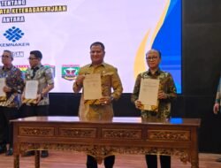 Pemkab Asahan Lakukan Penandatanganan Kerjasama dengan Kemenaker RI