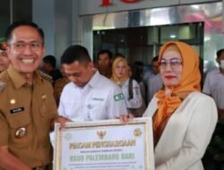 Walikota Palembang Ratu Dewa Resmi Meluncurkan Program Jumputan Abang