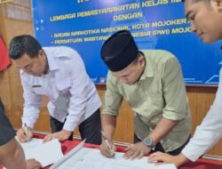 Tingkatkan Sarana Publikasi, Kalapas Mojokerto Lakukan MoU Dengan PWI