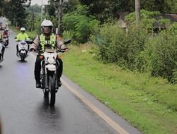Pastikan Kelancaran dan Keamanan Perjalanan Masyarakat, Polres Gresik Patroli Jalur Blackspot dan Troublespot