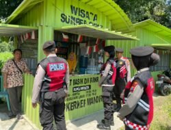 Sat Samapta Polres Kediri Patroli Tempat Wisata Berikan Rasa Aman Pada Pengunjung