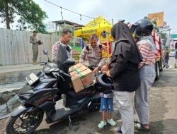 Satlantas Polres Kediri Kota Tuai Pujian Usai Bantu Pemudik Kehabisan Bensin