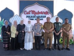 Bupati dan Wakil Bupati Asahan beserta OPD hadiri Open House Halal Bihalal Kapolres Asahan