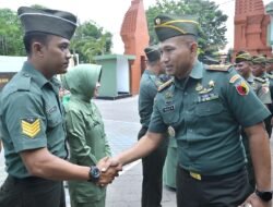 43 Prajurit Kodim 0815/Mojokerto Naik Pangkat, Dandim : Ini Bukan Hadiah, Tapi Amanah