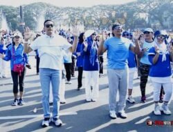 STMJ Kembali! Senam Pagi Seru Bareng Warga di Depan Balai Kota Malang