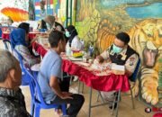 Polresta Malang Kota Hadirkan Layanan Kesehatan Gratis di Kampung Warna-Warni